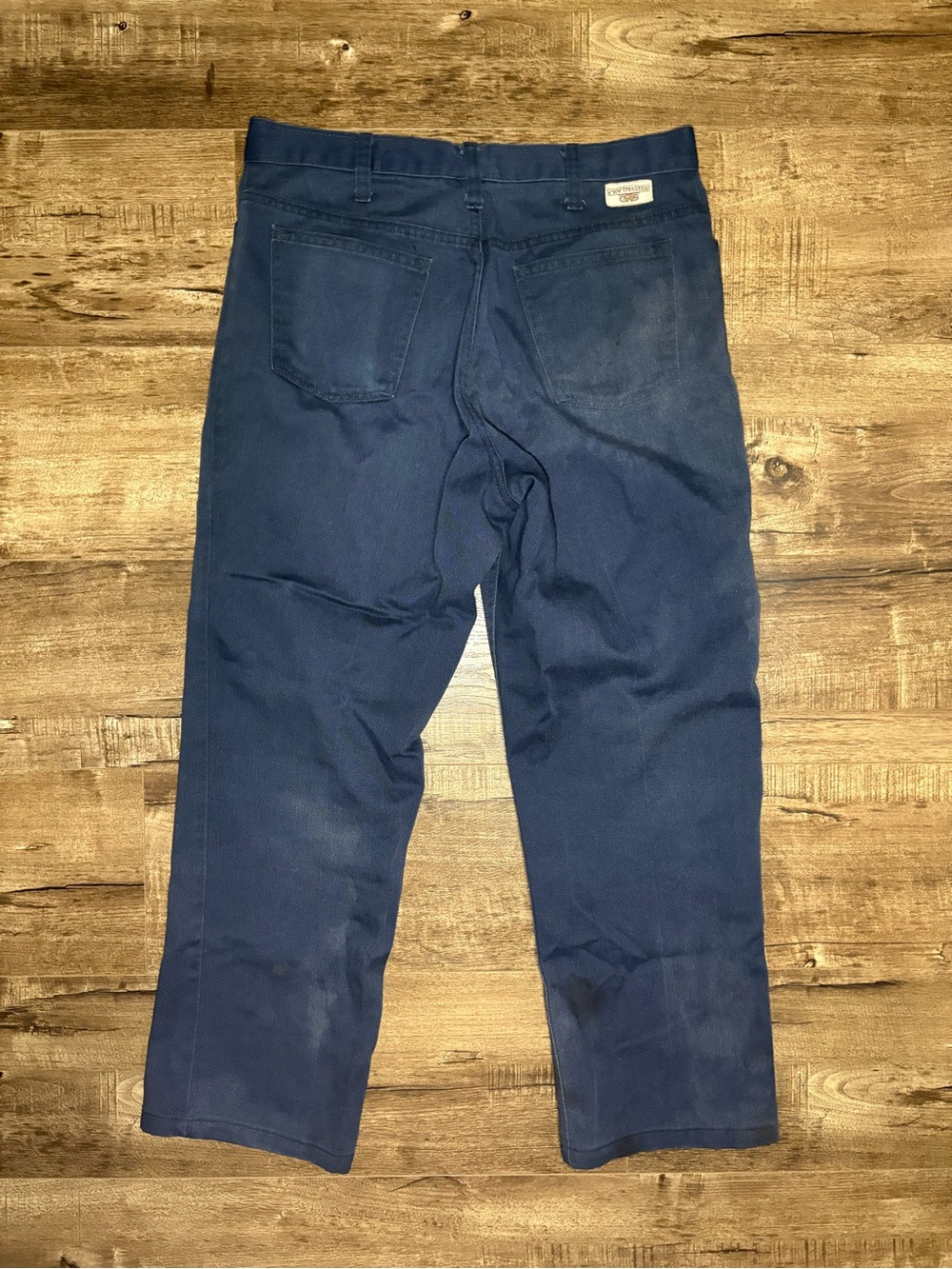 Men's Navy Casual Chinos - Classic Straight Fit